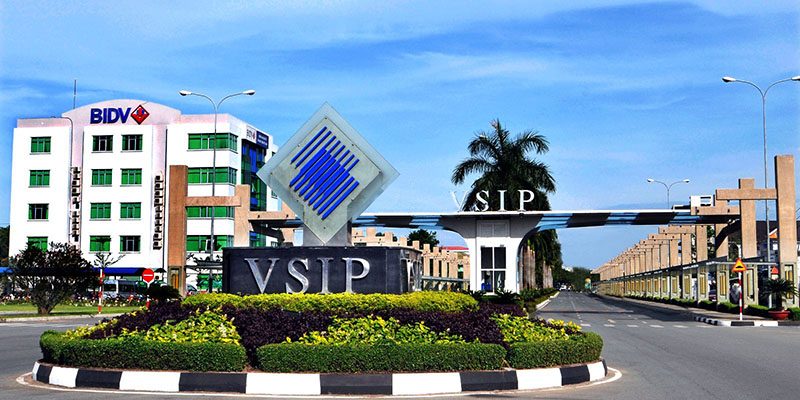 Dịch vụ cho thuê xe cẩu tại khu công nghiệp VSIP Bình Dương